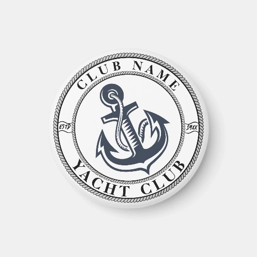 Yachthafen der Blue Marine Nautical Anchor Magnet (Vorne)