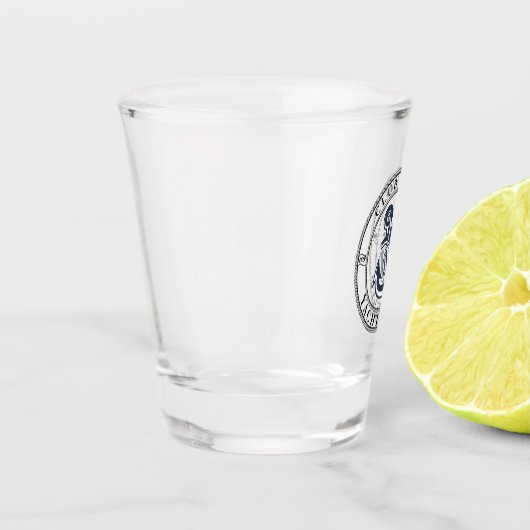 Yachthafen der Blue Marine Nautical Anchor Schnapsglas (Links)