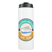 Yachthafen der Blue Marine Nautical Anchor Thermosbecher (Vorderseite)