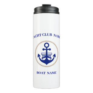 Yachthafen der Blue Marine Nautical Anchor Thermosbecher
