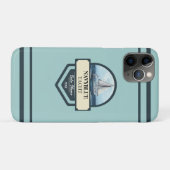 Yachthafen der Blue Navy Anchor Case-Mate iPhone Hülle (Rückseite (Horizontal))