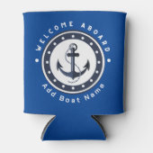 Yachthafen der Blue Navy Anchor Dosenkühler (Vorderseite)
