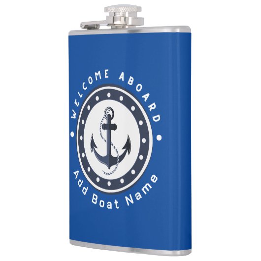 Yachthafen der Blue Navy Anchor Flachmann (Links)