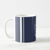 Yachthafen der Blue Navy Anchor Kaffeetasse (Links)