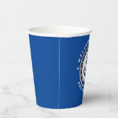 Yachthafen der Blue Navy Anchor Pappbecher (Rechts)