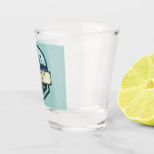 Yachthafen der Blue Navy Anchor Schnapsglas (Rechts)