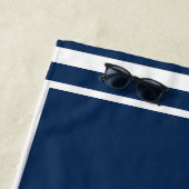 Yachthafen der Blue Navy Anchor Strandtuch (Beispiel)
