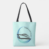 Yachthafen der Blue Navy Anchor Tasche (Rückseite)