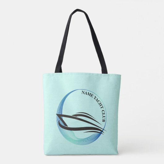 Yachthafen der Blue Navy Anchor Tasche (Rückseite)