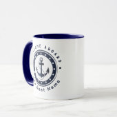 Yachthafen der Blue Navy Anchor Tasse (Vorderseite Links)