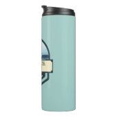 Yachthafen der Blue Navy Anchor Thermosbecher (Nach rechts gedreht)