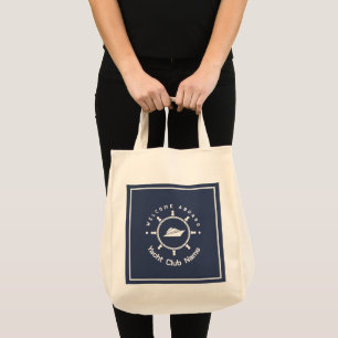 Yachthafen der Blue Navy Anchor Tragetasche