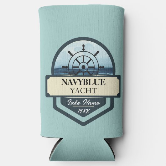 Yachthafen der Blue Navy Nautic Anchor N Selters Dosenkühler (Vorderseite)