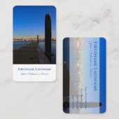 Yachthafen der Seeschifffahrt Agent Tourismus Visitenkarte (Vorne/Hinten)