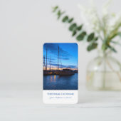 Yachthafen der Seeschifffahrt Agent Tourismus Visitenkarte (Stehend Vorderseite)