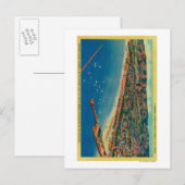 Yachthafen, Palisades und Santa Monica Postkarte (Vorne/Hinten)
