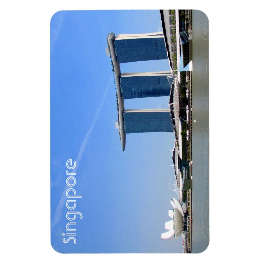 Yachthafen Singapore Magnet (Vertikal)