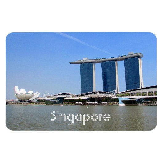 Yachthafen Singapore Magnet (Horizontal)