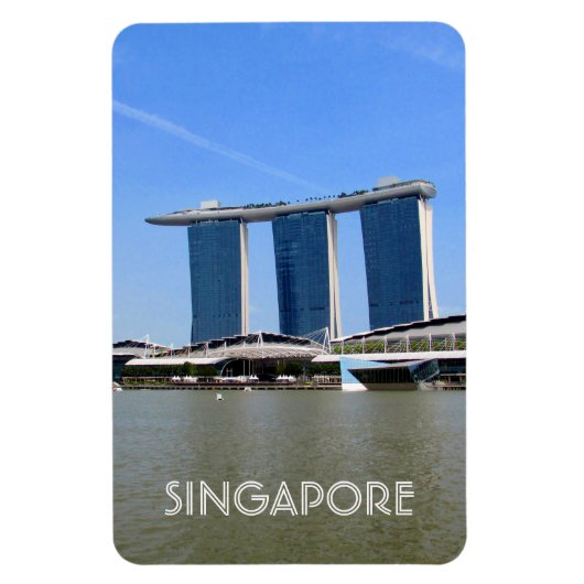 Yachthafen Singapore Magnet (Vertikal)