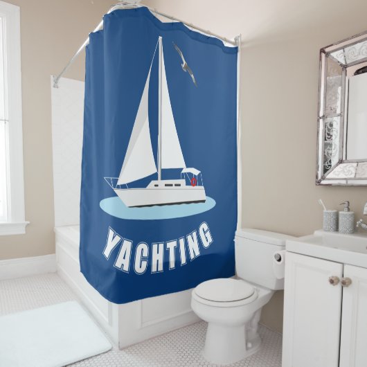 Yachting Duschvorhang (Beispiel)