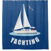Yachting Duschvorhang (Vorderseite)