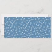 Yachting Engagement Party Einladung Boarding Pass (Rückseite)