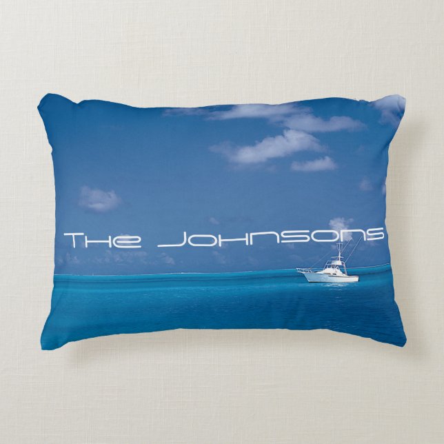 Yachting in Blue Dekokissen (Vorderseite)