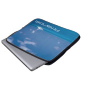 Yachting in Blue Laptopschutzhülle (Vorne Knopf)