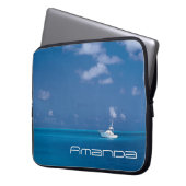 Yachting in Blue Laptopschutzhülle (Vorderseite Links)
