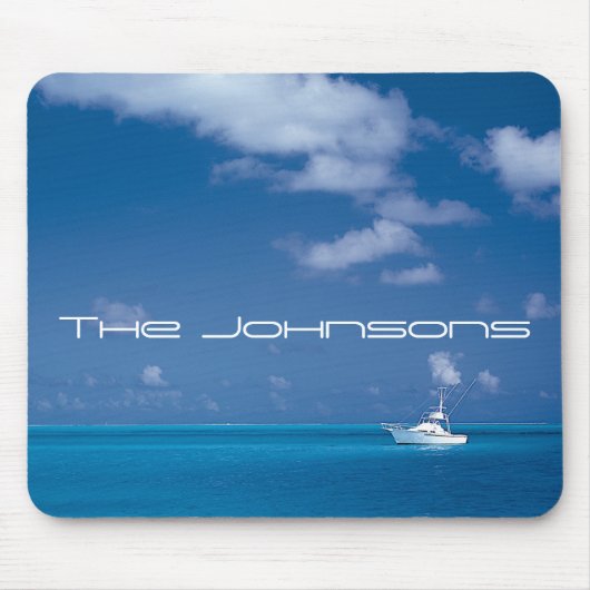 Yachting in Blue Mousepad (Vorne)