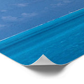 Yachting in Blue Poster (Ecke)