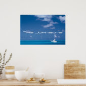 Yachting in Blue Poster (Küche)
