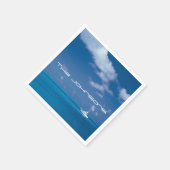 Yachting in Blue Serviette (Ecke)