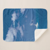 Yachting in Blue Sherpadecke (Vorderseite (Horizontal))