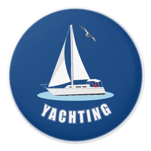 Yachting Keramikknauf (Vorderseite)