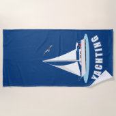 Yachting Strandtuch (Vorderseite)