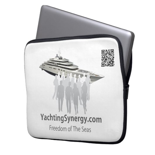 Yachting Synergy - Laptop-Sieb 13" Laptopschutzhülle (Vorderseite Links)