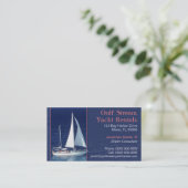 Yachting Visitenkarte (Stehend Vorderseite)
