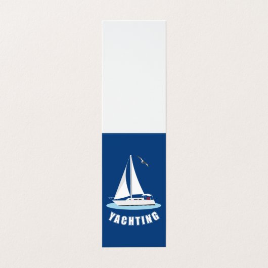 Yachting Visitenkarten (Außenseite Aufgefaltet)