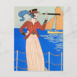 Yachting Wear by George Barbier Postkarte