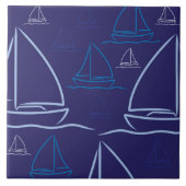 Yachtmuster Fliese (Vorderseite)