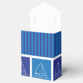 Yachtmuster Geschenkschachtel (Geöffnet)