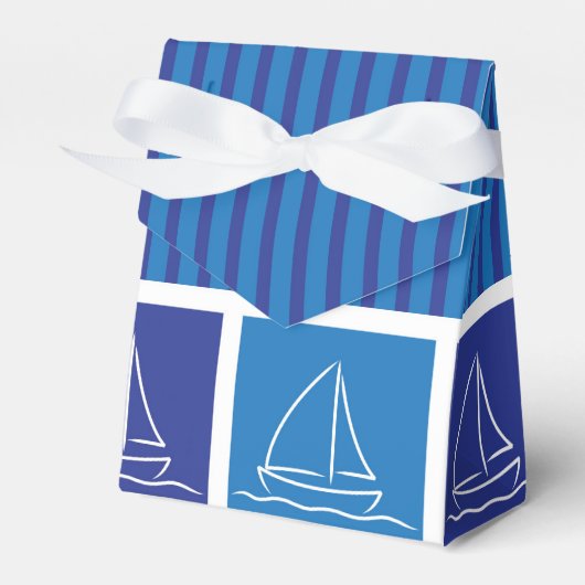 Yachtmuster Geschenkschachtel (Vorderseite)