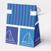 Yachtmuster Geschenkschachtel (Rückseite)