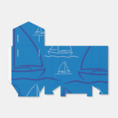 Yachtmuster Geschenkschachtel (Ungefaltet)