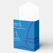 Yachtmuster Geschenkschachtel (Geöffnet)