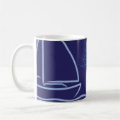 Yachtmuster Kaffeetasse (Links)