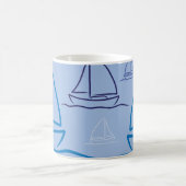 Yachtmuster Kaffeetasse (Mittel)