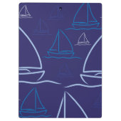 Yachtmuster Klemmbrett (Rückseite)