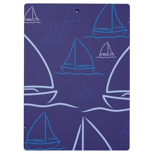 Yachtmuster Klemmbrett (Rückseite)